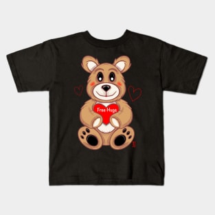 Free hugs bear Kids T-Shirt